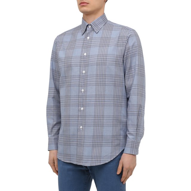 фото Хлопковая рубашка brioni