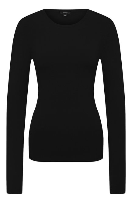 Женский шелковый пуловер JOSEPH черного цвета по цене 34900 руб., арт. JF004762 | Фото 1