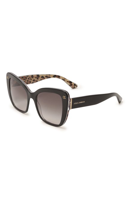 Мужского солнцезащитные очки DOLCE & GABBANA коричневого цвета, арт. 4348-32998G | Фото 1