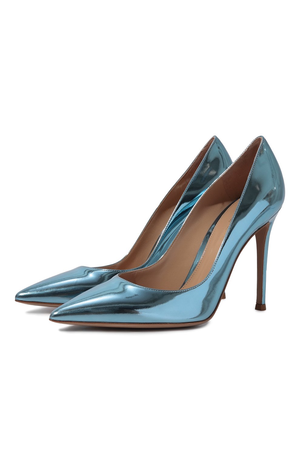 Кожаные туфли Gianvito 105 Gianvito Rossi G28470.15RIC.METAIRR