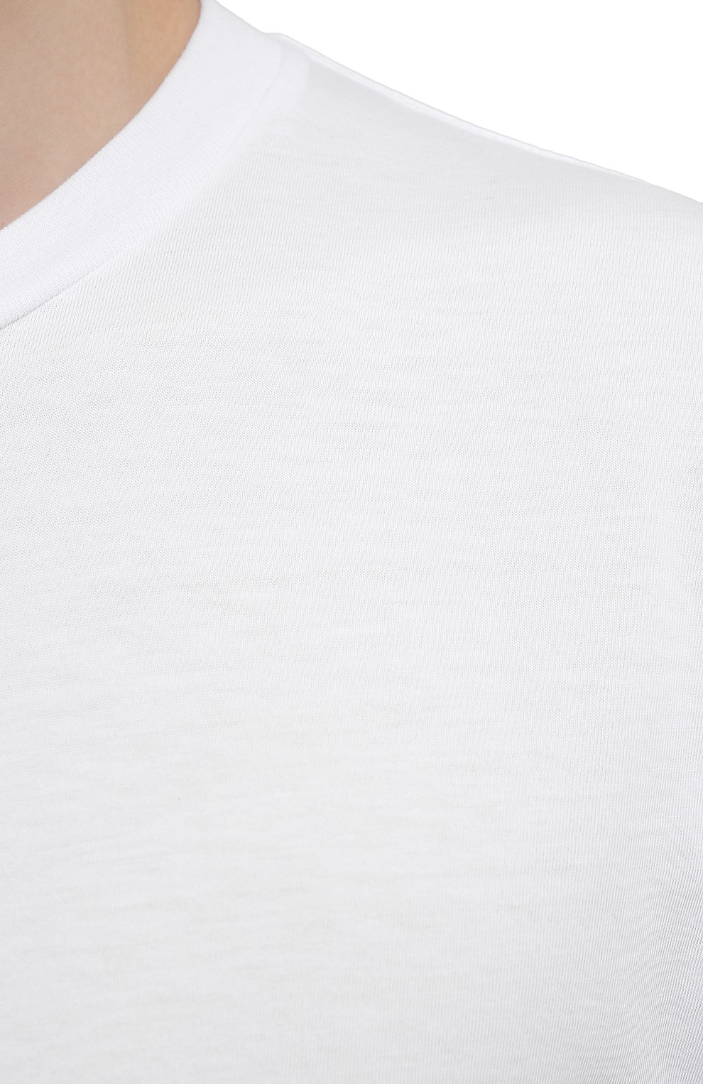 Мужская хлопковая футболка CITIZENS OF HUMANITY белого цвета, арт. MSK500 | Фото 5 (Принт: Без принта; Рукава: Короткие; Длина (для топов): Стандартные; Материал внешний: Хлопок; Стили: Кэжуэл)
