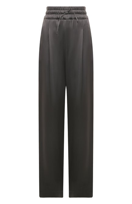Женские брюки из вискозы и шерсти WINDSOR серого цвета, арт. 52 DH210/10016326 | Фото 1 (Материал сплава: Проставлено; Длина (брюки, джинсы): Стандартные; Драгоценные камни: Проставлено; Материал внешний: Вискоза)