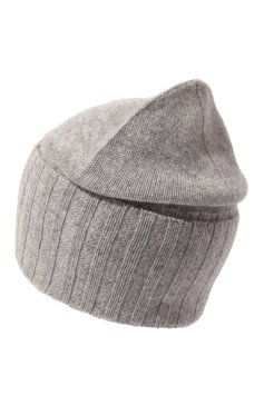Женская кашемировая шапка NOT SHY серого цвета, арт. 4102030C | Фото 3 (Материал: Текстиль, Кашемир, Ше рсть; Материал сплава: Проставлено; Нос: Не проставлено)