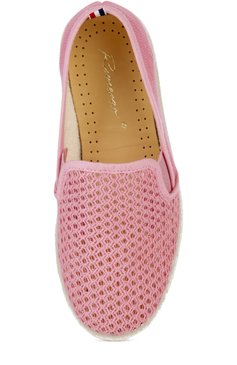 Детские слипоны с текстильной сеткой RIVIERAS LEISURE SHOES розового цвета, арт. BKDB0212 | Фото 4 (Материал внешний: Текстиль; Материал внутренний: Натуральная кожа; Статус проверки: Проверено)
