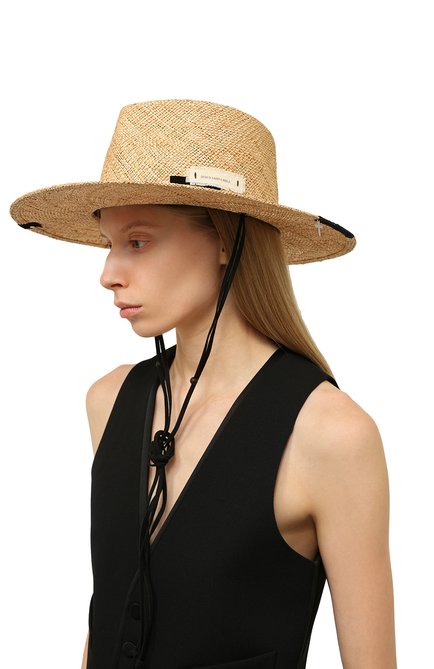 Женская шляпа jack jesus said chill COCOSHNICK HEADDRESS бежевого цвета, арт. jackstrawjesussaidchill | Фото 2 (Материал: Растительное волокно)