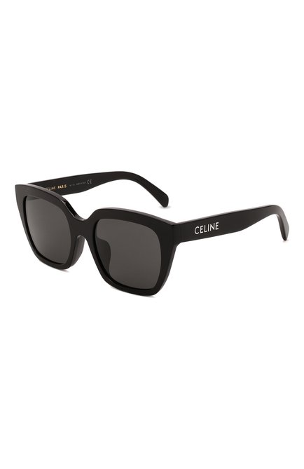 Женские солнцезащитные очки CELINE EYEWEAR черного цвета, арт. CL40198F 01A | Фото 1 (Тип очков: С/з; Оптика Гендер: оптика-женское; Очки форма: Квадратные)