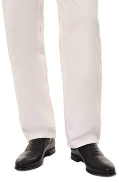 Мужские кожаные лоферы BARRETT черного цвета, арт. 211U048.1 | Фото 3 (Материал внутренний: Натуральная кожа; Стили: Классический)