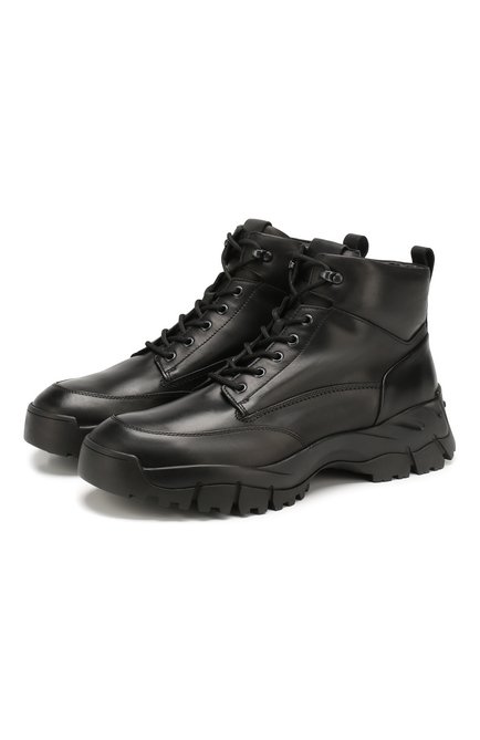 Мужские кожаные ботинки TOD’S черного цвета по цене 72900 руб., арт. XXM81B0CD00N0A | Фото 1