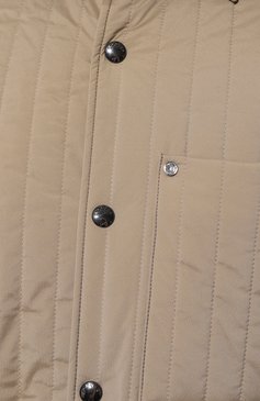 Мужская утепленная куртка BOGNER бежевого цвета, арт. 38758354 | Фото 5 (Кросс-КТ: Куртка; Материал внешний: Шерсть, Синтетический материал; Рукава: Длинные; Мужское Кросс-КТ: утепленные куртки; Материал сплава: Проставлено; Драгоценные камни: Проставлено; Длина (верхняя одежда): Короткие; Материал подклада: Хлопок; Стили: Кэжуэл)
