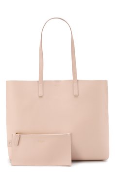Женский сумка-тоут shopping large SAINT LAURENT светло-розового цвета, арт. 600281/CSV0J | Фото 5 (Сумки-технические: Сумки-шопперы; Материал: Натуральная кожа; Размер: large)
