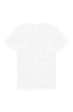 Детский хлопковая футболка KENZO белого цвета, арт. KN10738/8A-12A | Фото 2 (Материал внутренний: Не назначено; Материал сплава: Проставлено; Нос: Не проставлено; Материал внешний: Хлопок; Кросс-КТ НВ: Футболка; Статус проверки: Проверена категория)