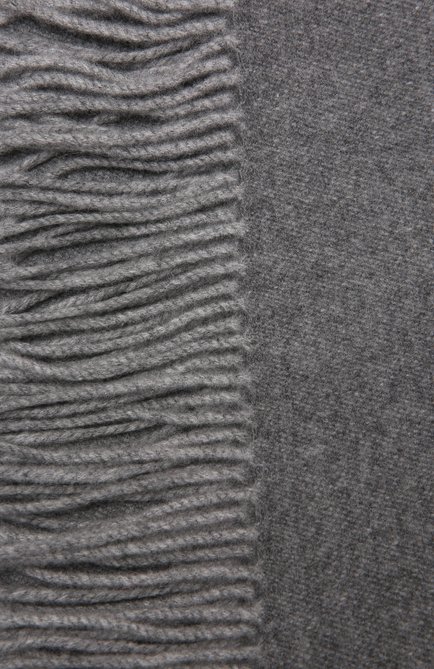 Кашемировый плед FRETTE темно-серого цвета, арт. FR6610 F0400 130S | Фото 2