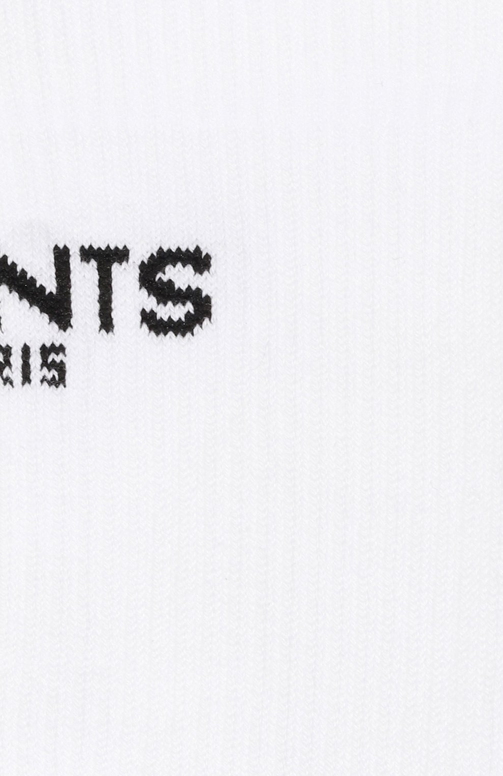 Мужского хлопковые носки VTMNTS белого цвета, арт. VL18S0100W | Фото 2 (Кросс-КТ: бельё; Региональные ограничения белый список (Axapta Mercury): Не проставлено; Нос: Не проставлено; Материал внешний: Хлопок)