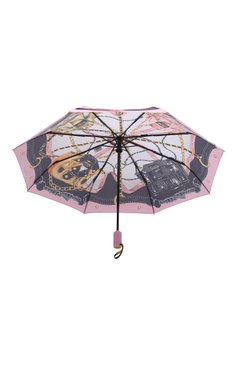 Женский складной зонт MOSCHINO розового цвета, арт. 8924-0PENCL0SEA | Фото 3 (Материал: Текстиль, Синтетический материал, Металл)