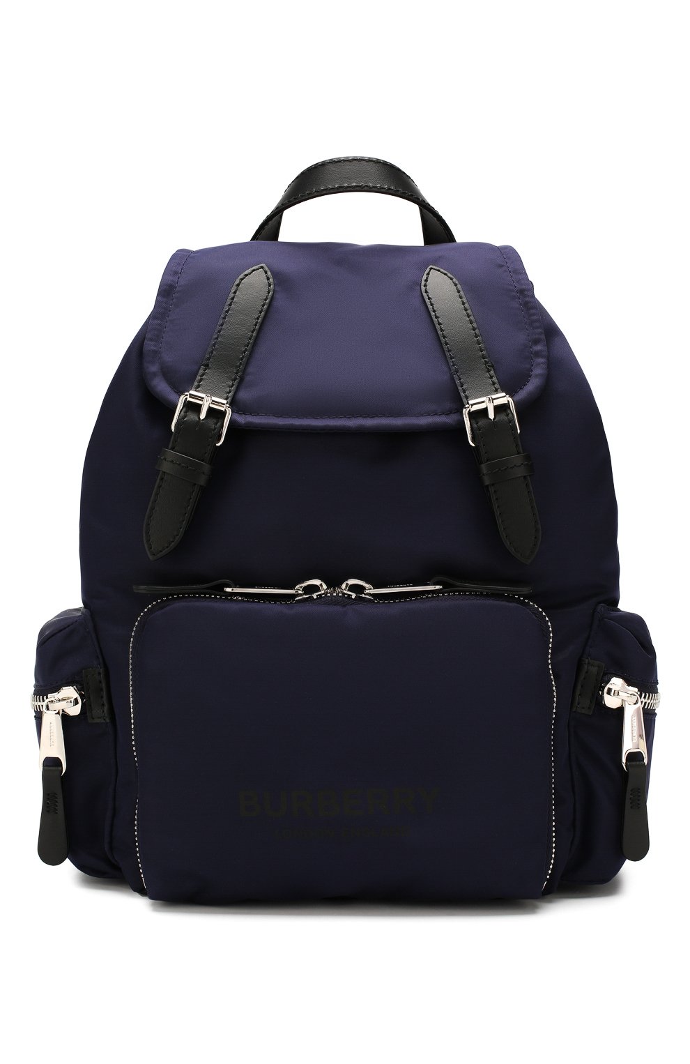 Женский рюкзак rucksack medium BURBERRY синего цвета, арт. 8011619 | Фото 1 (Размер: medium; Статус проверки: Проверено, Проверена категория; Материал: Текстиль)