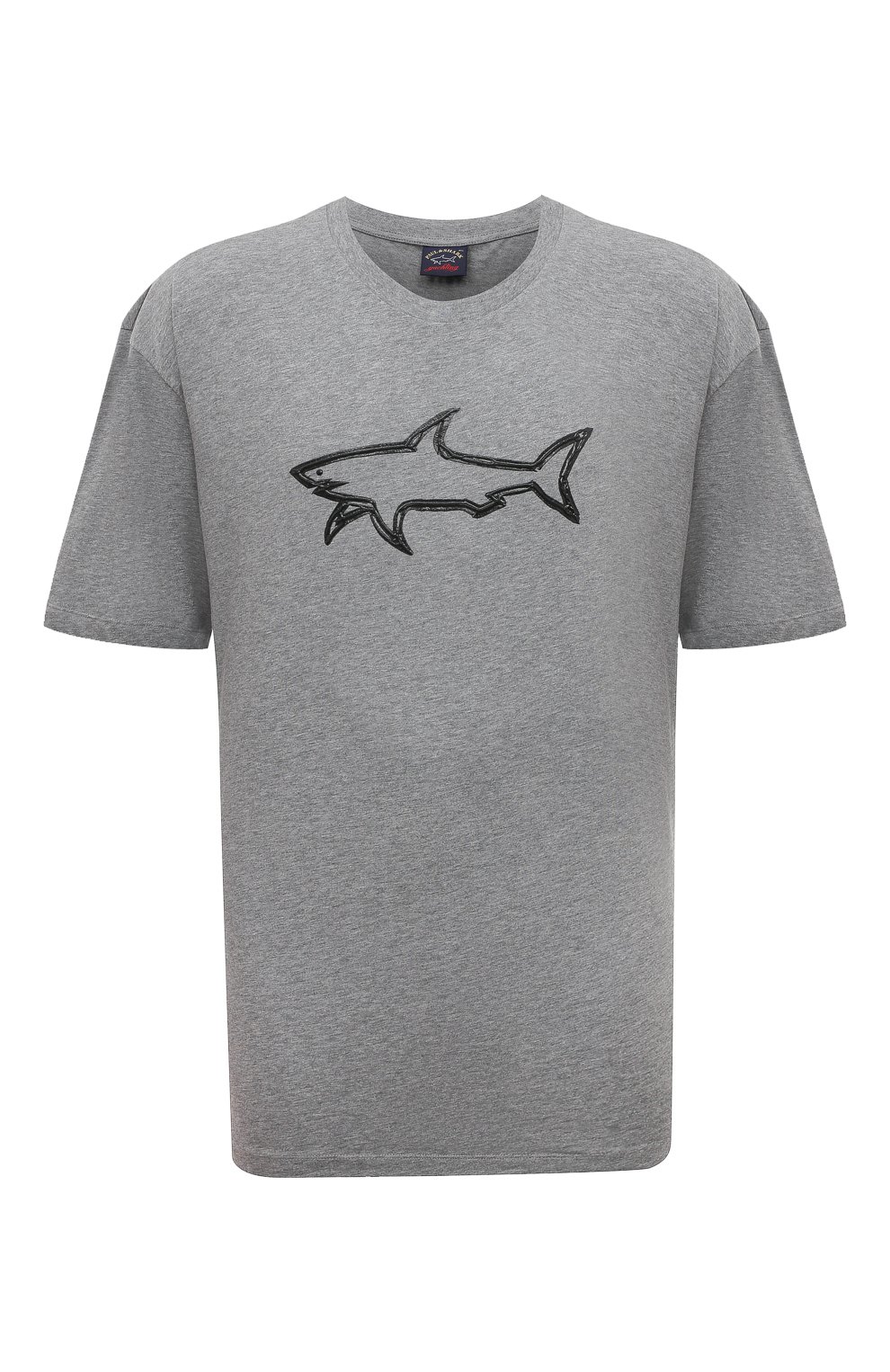 Футболки Paul&Shark, Хлопковая футболка Paul&Shark, Турция, Серый, Хлопок: 100%;, 13381599  - купить