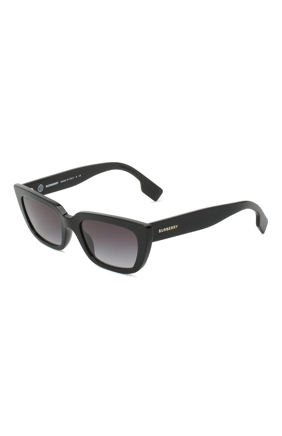 Женские солнцезащитные очки BURBERRY черного цвета, арт. 4321-38788G | Фото 1 (Региональные ограничения белый список (Axapta Mercury): RU; Тип очков: С/з; Очки форма: Прямоугольные)