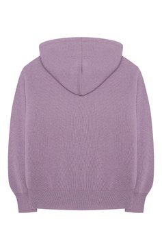 Детский кашемировая толстовка BRUNELLO CUCINELLI фиолетового цвета, арт. B12M14206C | Фото 2 (Материал внешний: Шерсть, Кашемир; Рукава: Длинные; Девочки Кросс-КТ: Толстовка-одежда; Региональные ограничения белый список (Axapta Mercury): RU; Материал сплава: Проставлено; Драгоценные камни: Проставлено; Ростовка одежда: 12 лет | 152 см)