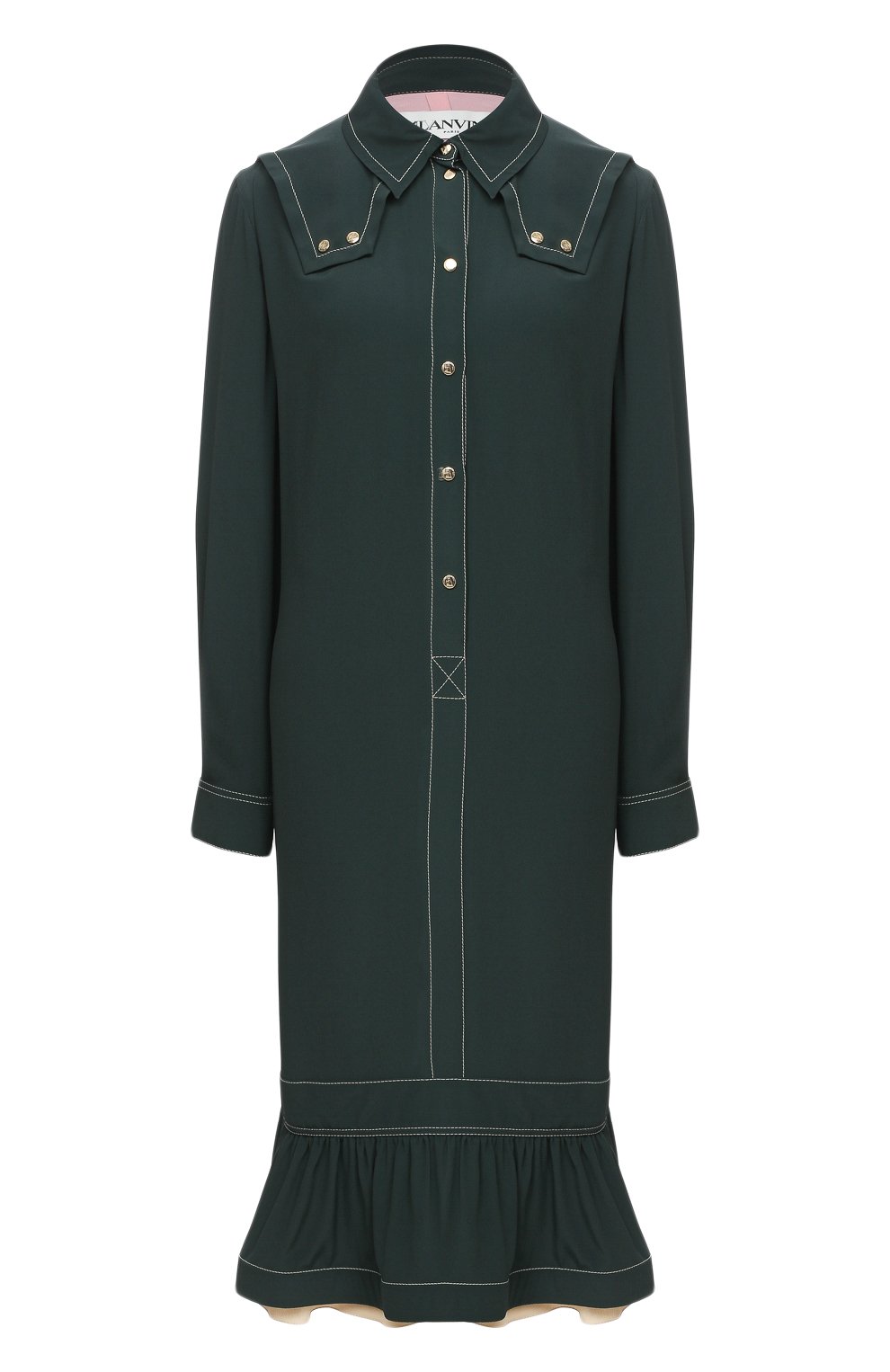 Женское зеленое платье LANVIN купить в интернет-магазине ЦУМ, арт. RW ...