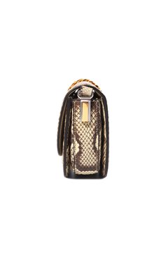 Женская сумка sylvie из кожи питона GUCCI бежевого цвета, арт. 615965 EZ60X | Фото 4 (Сумки-технические: Сумки через плечо; Материал: Экзотическая кожа, Натуральная кожа; Размер: mini; Ремень/цепочка: На ремешке)