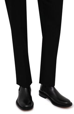 Мужские кожаные челси level BOTTEGA VENETA черного цвета, арт. 652357/V10T0 | Фото 3 (Материал внутренний: Натуральная кожа; Материал утеплителя: Без утеплителя; Подошва: Плоская; Мужское Кросс-КТ: Сапоги-обувь, Челси-обувь)