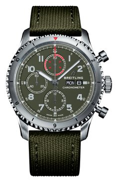 Мужские часы aviator 8 chtonograph curtiss warhawk BREITLING бесцветного цвета, арт. A133161A1L1X2 | Фото 1 (Механизм: Автомат; Материал корпуса: Сталь; Цвет циферблата: Другое)