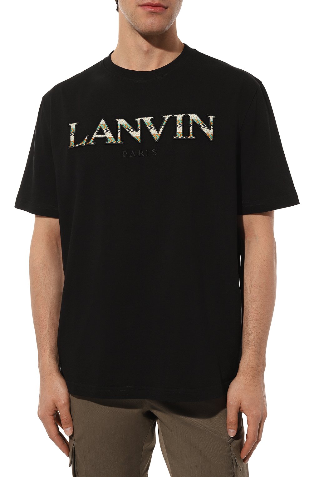 фото Хлопковая футболка lanvin contemporary