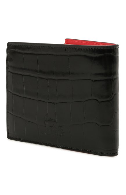 Мужской кожаное портмоне coolcard CHRISTIAN LOUBOUTIN черного цвета, арт. 3205300/M C00LCARD | Фото 2 (Материал: Натуральная кожа)