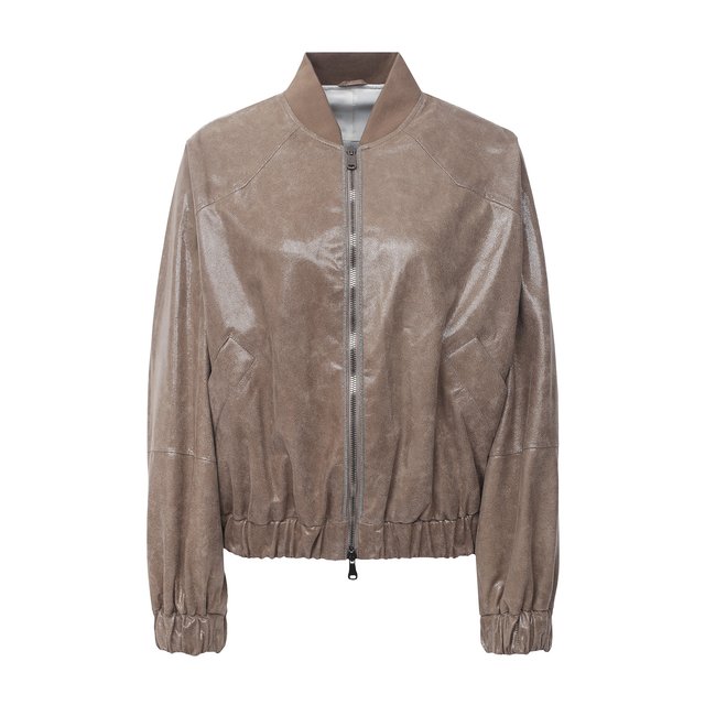 фото Кожаная куртка brunello cucinelli