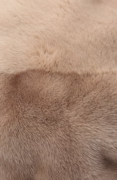 Женский берет из меха норки FURLAND бежевого цвета, арт. 0096100110204600050 | Фото 3 (Материал: Натуральный мех)