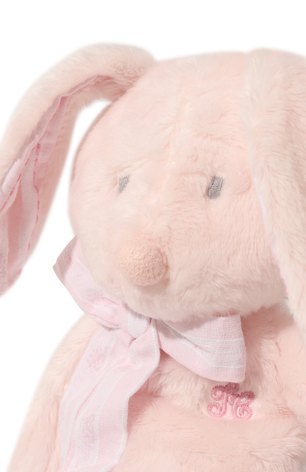 Детского плюшевая игрушка кролик TARTINE ET CHOCOLAT светло-розового цвета, арт. T30935H | Фото 4 (Материал: Текстиль, Синтетический материал; Игрушки: Мягкие игрушки; Статус проверки: Проверена категория)