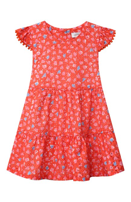 Детское платье MARC JACOBS (THE) красного цвета по цене 20600 руб., арт. W12407 | Фото 1