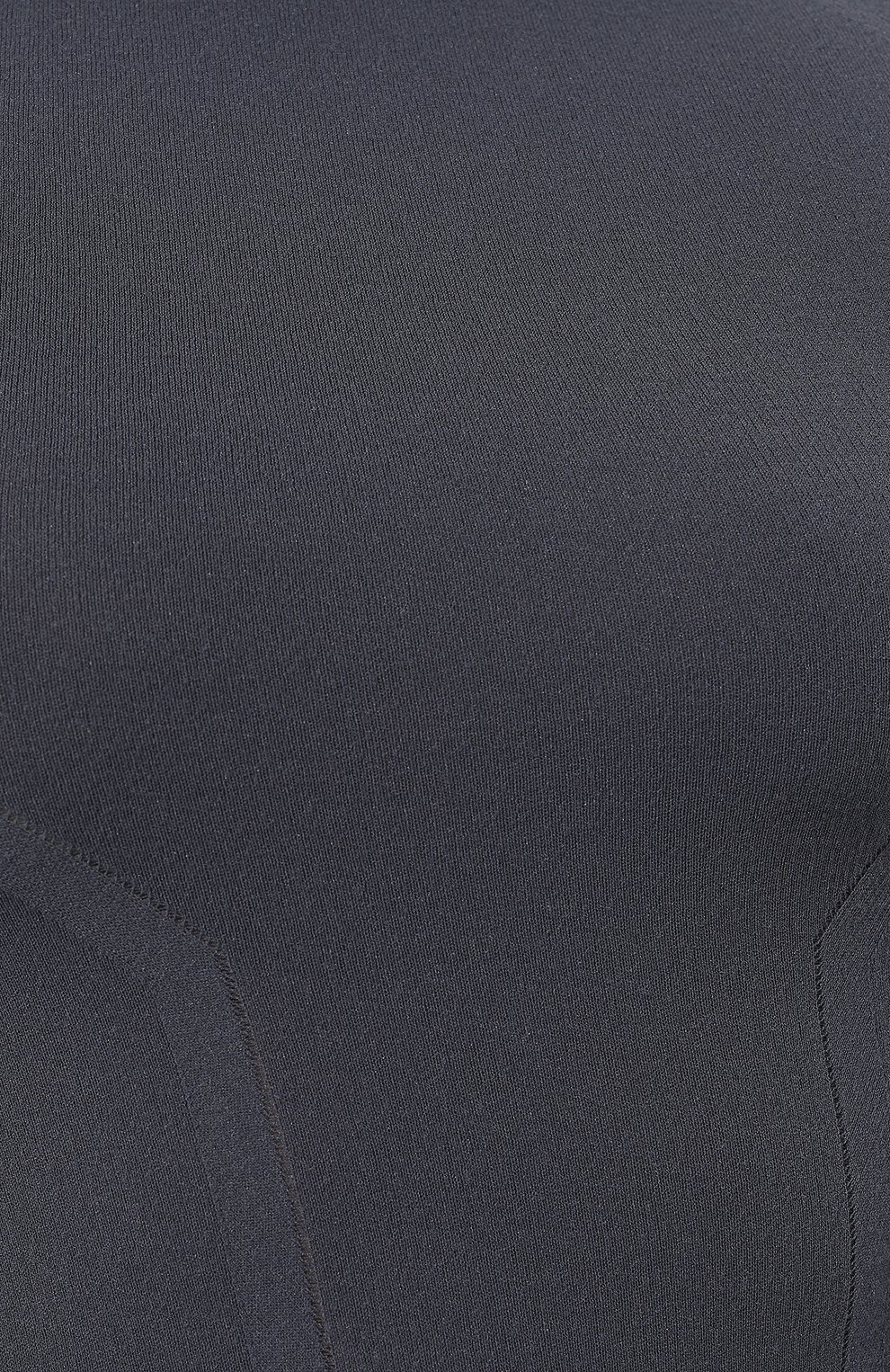 Женский пуловер GIORGIO ARMANI серого цвета, арт. 3RAM16/AM43Z | Фото 5 (Рукава: Длинные; Материал внешний: Синтетический материал; Длина (для топов): Стандартные; Материал сплава: Проставлено; Женское Кросс-КТ: Пуловер-одежда; Драгоценные камни: Проставлено; Стили: Кэжуэл)