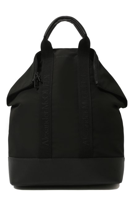 Мужской комбинированный рюкзак ALEXANDER MCQUEEN черного цвета, арт. 548663/HU04B | Фото 1 (Материал: Текстиль; Размер: large; Стили: Кэжуэл)