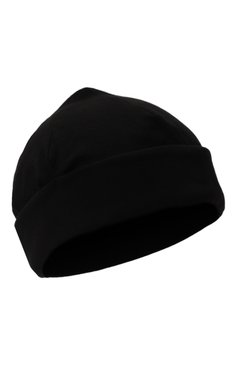 Мужская шапка THOM KROM черного цвета, арт. CAP 55 | Фото 1 (Материал: Текстиль, Хлопок; Кросс-КТ: Т рикотаж; Материал сплава: Проставлено; Нос: Не проставлено)