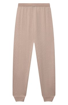 Детские кашемировые джоггеры GIORGETTI CASHMERE темно-бежевого цвета, арт. MB1490/2A-6A | Фото 2 (Материал внешний: Шерсть, Кашемир; Девочки Кросс-КТ: Брюки-одежда, Джоггеры-одежда; Региональные ограничения белый список (Axapta Mercury): RU; Материал сплава: Проставлено; Нос: Не проставлено; Ростовка одежда: 2 года | 92 см, 4 года | 104 см)