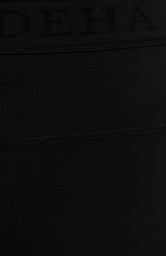 Женские хлопковые шорты DEHA черного цвета, арт. A00105 | Фото 5 (Женское Кросс-КТ: Шорты-одежда, Шорты-спорт; Длина Ж (юбки, платья, шорты): Мини; Материал сплава: Проставлено; Материал внешний: Хлопок; Стили: Спорт-шик; Драгоценные камни: Проставлено)