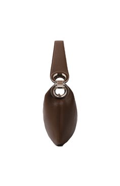 Женская сумка amira BY FAR коричневого цвета, арт. 23PFAMASBERSGCLAR | Фото 4 (Сумки-технические: Сумки top-handle; Материал: Натуральная кожа; Материал сплава: Проставлено; Драгоценные камни: Проставлено; Размер: large)