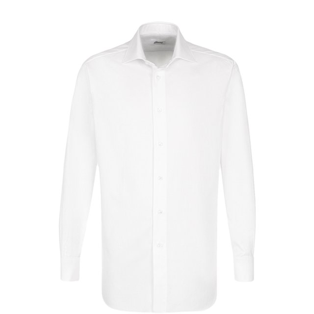 Хлопковая сорочка Brioni RCL9/PZ015/PG