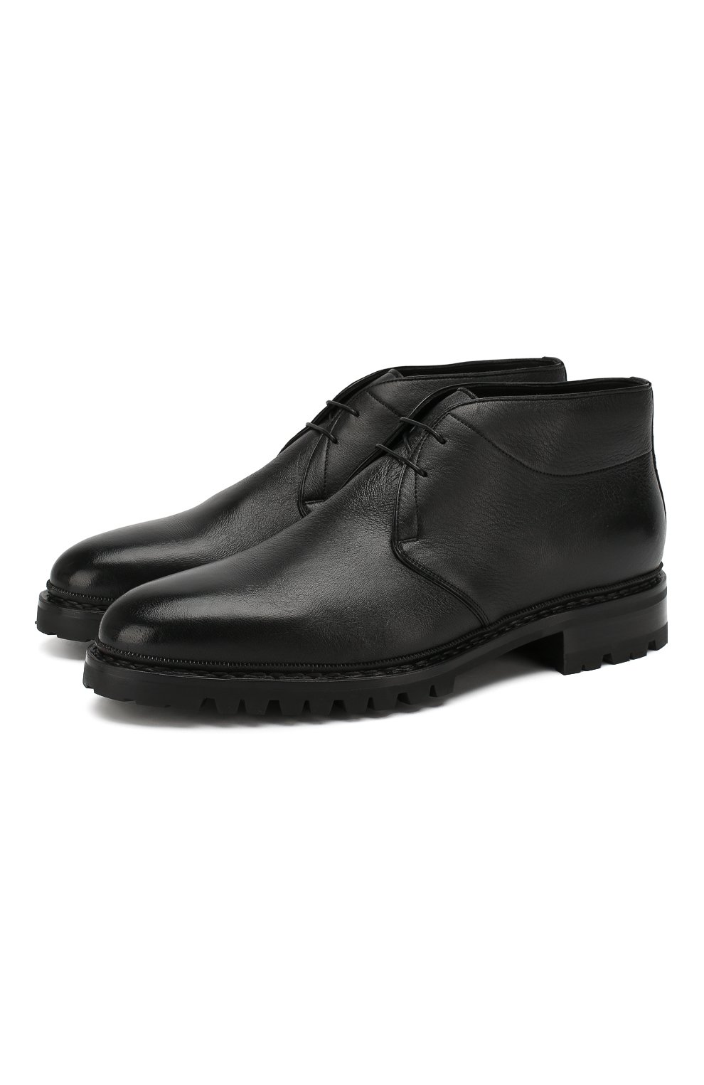 Кожаные ботинки Santoni MLSH17073CL1YLE1N51