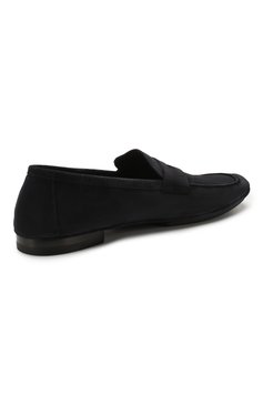 Мужские замшевые пенни-лоферы TOM FORD темно-синего цвета, арт. J1216T-LCL029 | Фото 4 (Мужское Кросс-КТ: Лоферы-обувь; Материал внутренний: Натуральная кожа; Региональные ограничения белый список (Axapta Mercury): RU; Материал внешний: Замша; Стили: Кэжуэл)