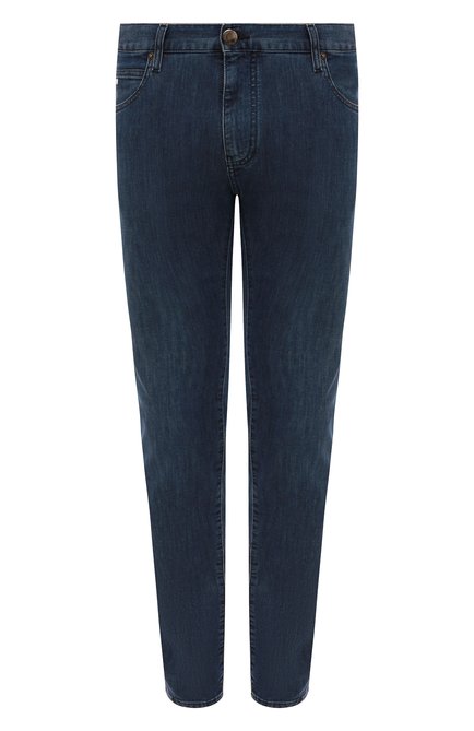 Мужские джинсы EMPORIO ARMANI синего цвета по цене 14600 руб., арт. 8N1J45/1D85Z | Фото 1