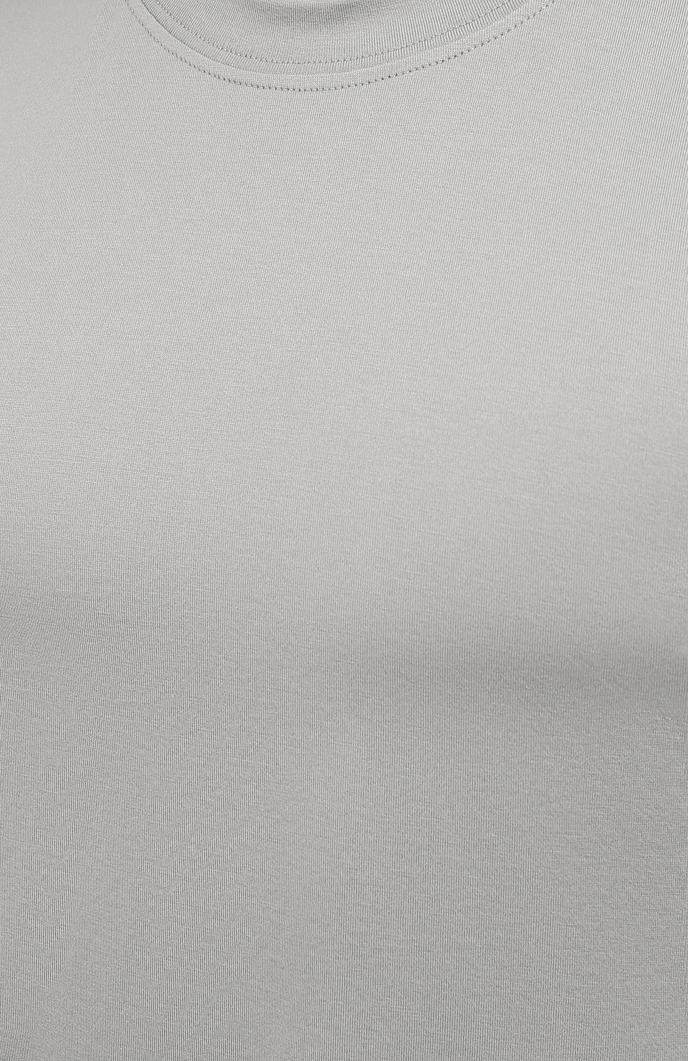 Мужская хлопковая футболка BRUNELLO CUCINELLI светло-зеленого цвета, арт. M0T617427 | Фото 5 (Принт: Без принта; Рукава: Короткие; Длина (для топов): Стандартные; Материал внешний: Хлопок; Размерность: Маломерит; Стили: Кэжуэл)