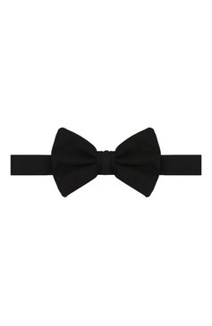 Мужской шелковый галстук-бабочка GIORGIO ARMANI черного цвета, арт. 360031/8P999 | Фото 1 (Материал: Текстиль, Шелк; Статус проверки: Проверена категория)