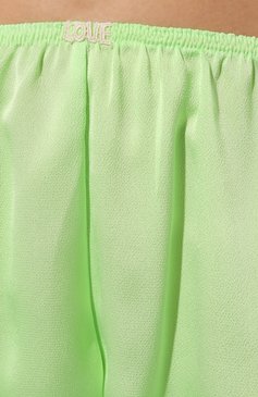 Женские шорты LOVE STORIES светло-зеленого цвета, арт. L2353907700 | Фото 5 (Материал внешний: Синтетический материал; Женское Кросс-КТ: Домашние шорты; Материал сплава: Проставлено; Нос: Не проставлено)
