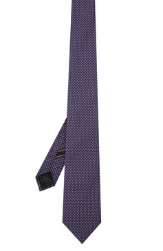 Мужской шелковый галстук BRIONI фиолетового цвета, арт. 062I00/P1465 | Фото 3 (Принт: С принтом; Материал: Текстиль, Шелк)