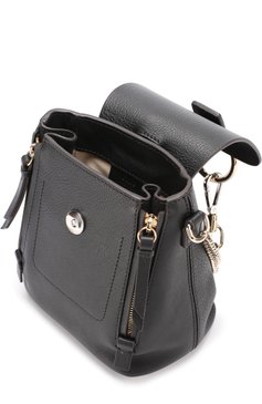 Женский рюкзак faye CHLOÉ черного цвета, арт. 3S1232-HEU | Фото 4 (Материал: Натуральная кожа; Размер: mini; Статус проверки: Проверено, Проверена категория; Стили: Кэжуэл)