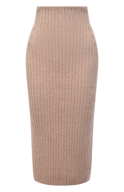 Женская юбка FENDI розового цвета, арт. FZQ638 AHE4 | Фото 1 (Материал внешний: Шерсть; Женское Кросс-КТ: Юбка-одежда, Юбка-карандаш; Длина Ж (юбки, платья, шорты): Миди; Кросс-КТ: Трикотаж; Стили: Кэжуэл)