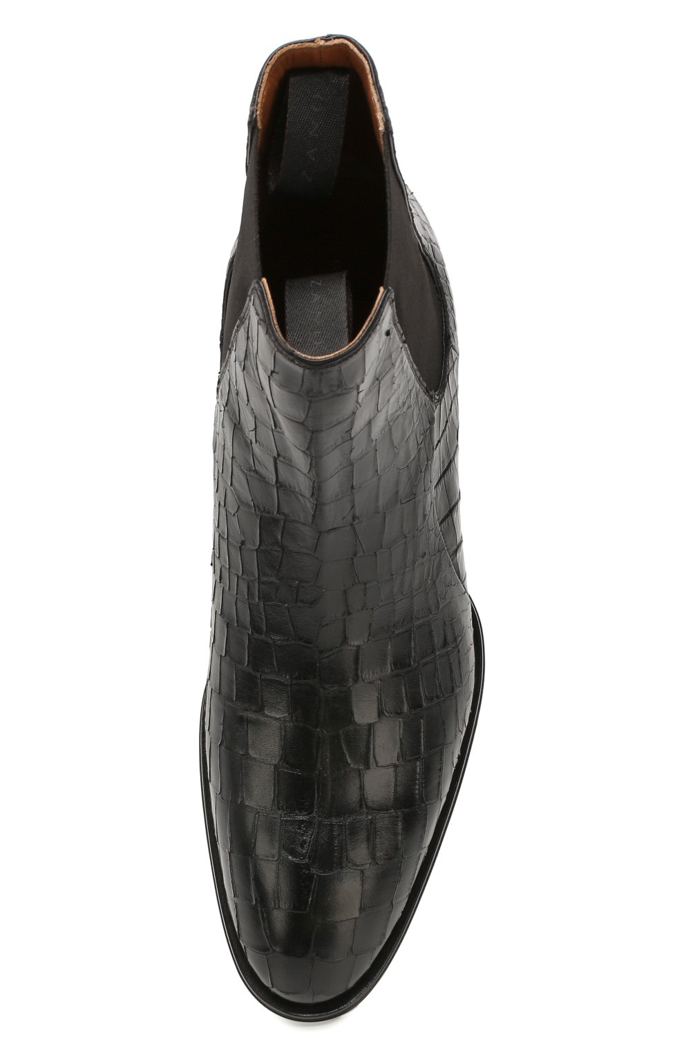 Мужские кожаные челси GIUSEPPE ZANOTTI DESIGN черного цвета, арт. EU00018/001 | Фото 5 (Каблук высота: Высокий; Материал внутренний: Натуральная кожа; Материал утеплителя: Без утеплителя; Подошва: Плоская; Мужское Кросс-КТ: Сапоги-обувь, Челси-обувь; Статус проверки: Проверена категория)