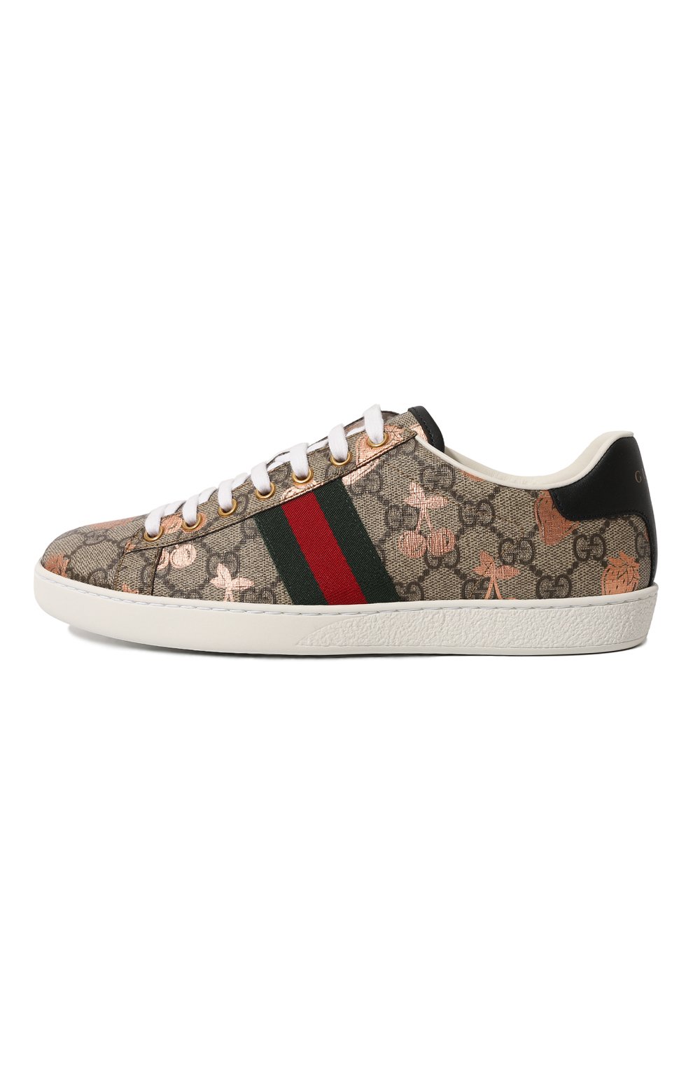 Текстильные кеды Gucci  433900 UM610 Фото 4